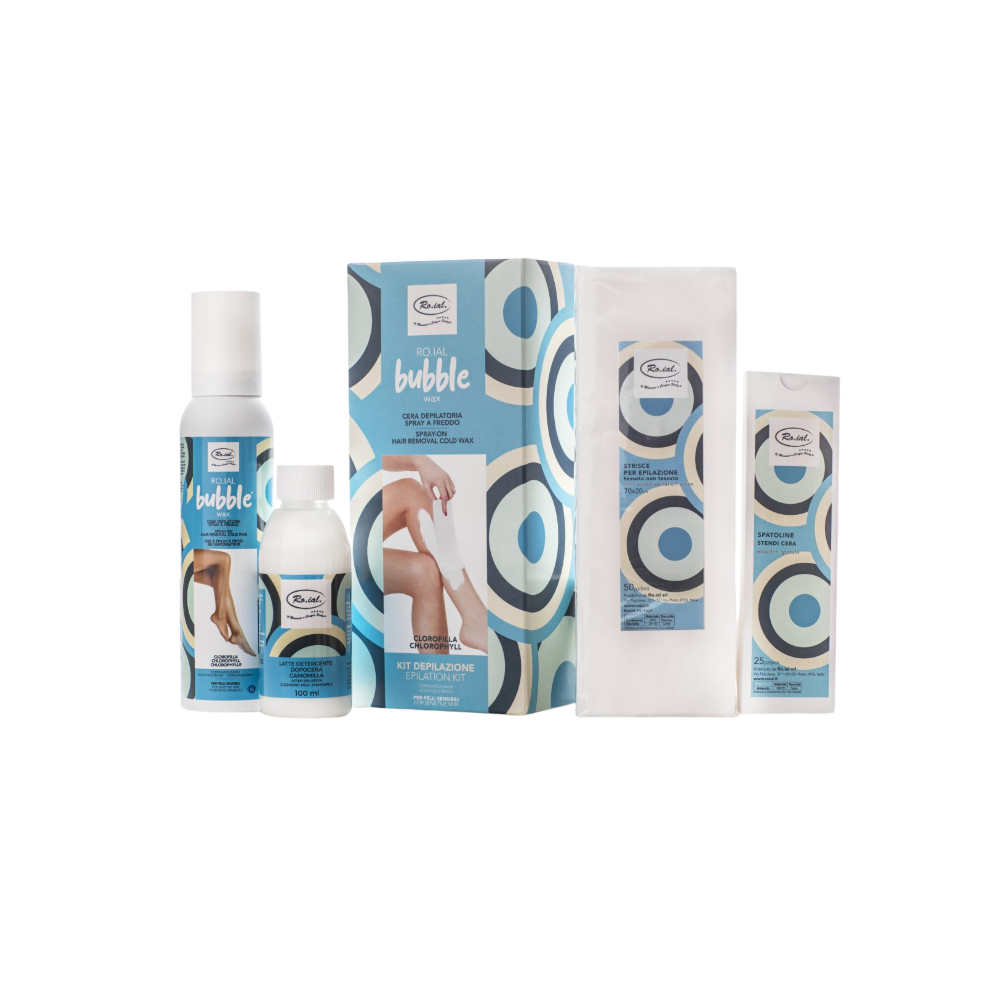 BUBBLE COLD WAX KIT - BLUE