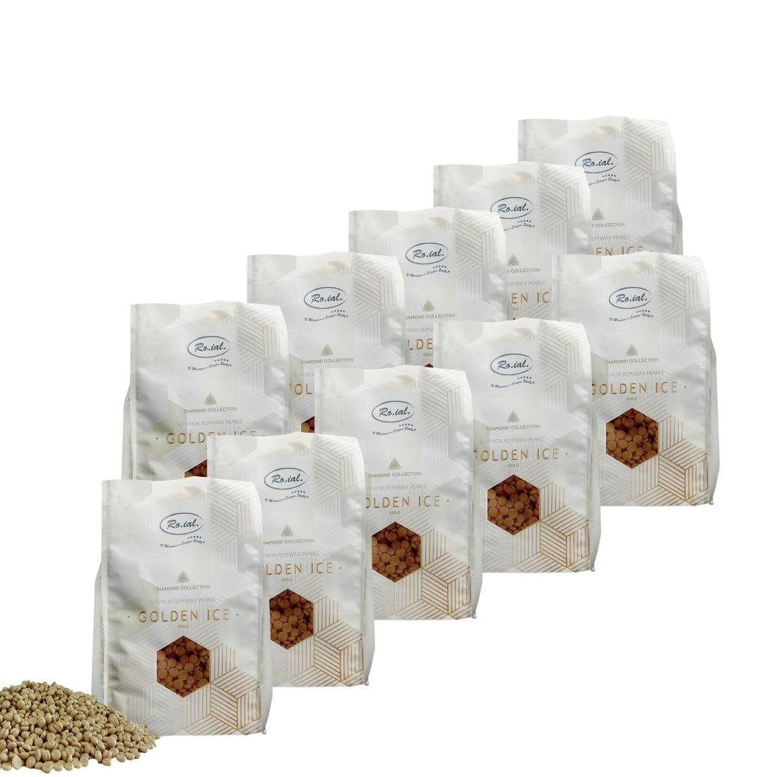 10 x Film Wax Diamond Golden Ice 1kg - Bulkvoordeel