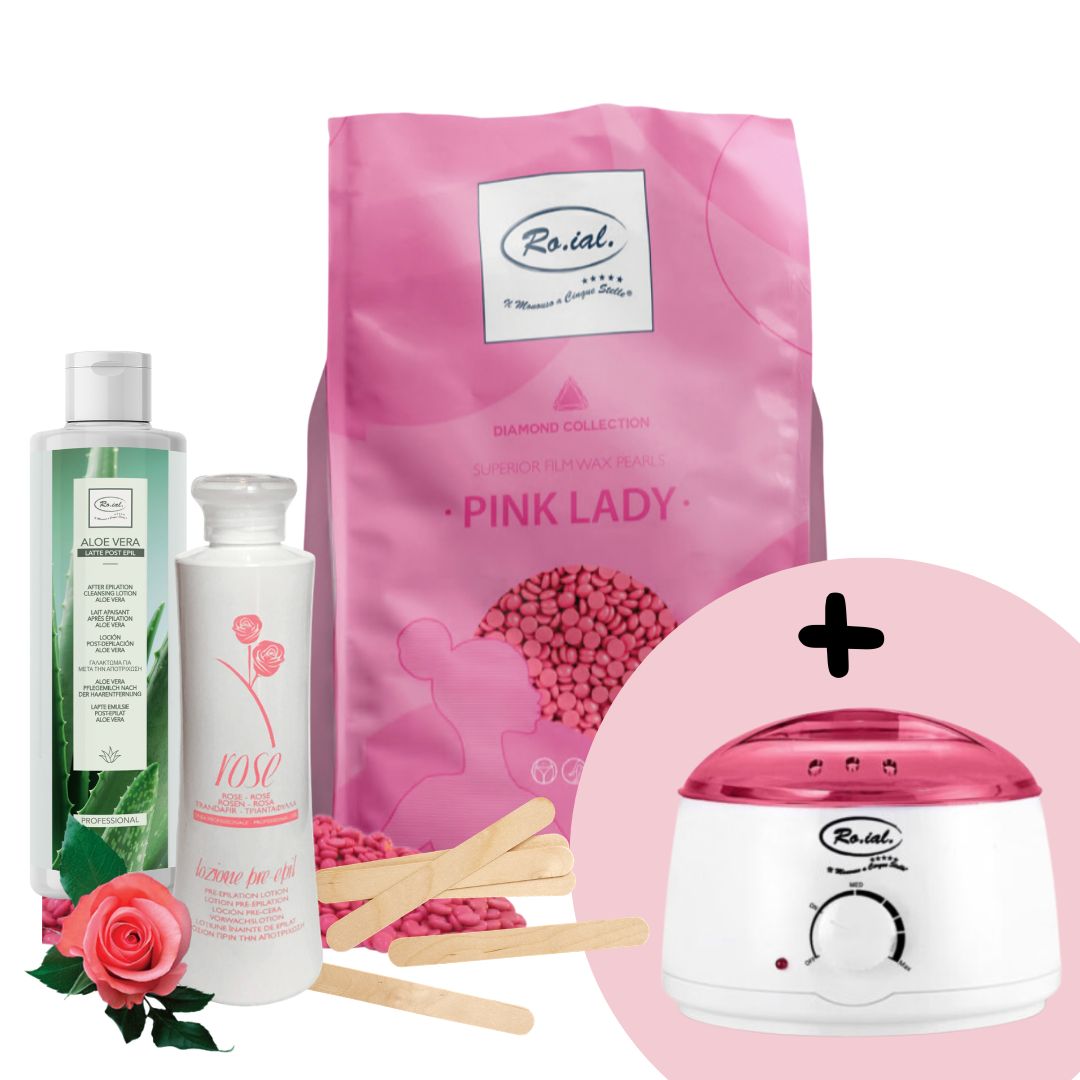 Starterskit Film Wax gezicht - oksels - bikini (1kg)