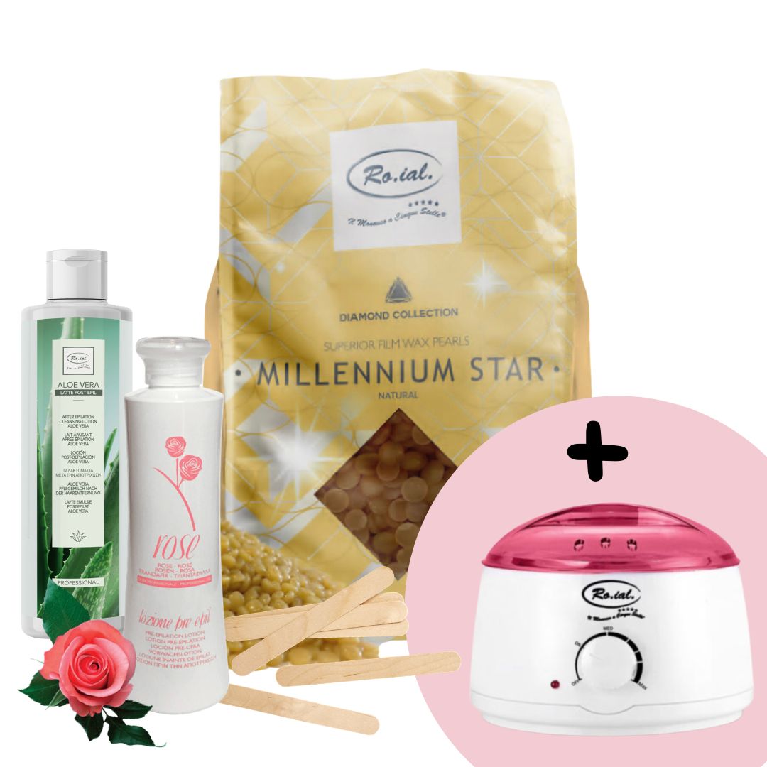 Starterskit Film Wax gezicht - oksels - bikini (1kg)